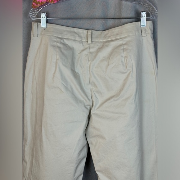 Jones New York Signature Cotton Flat Front Stretch Pants- Sz 12 - Picture 8 of 11